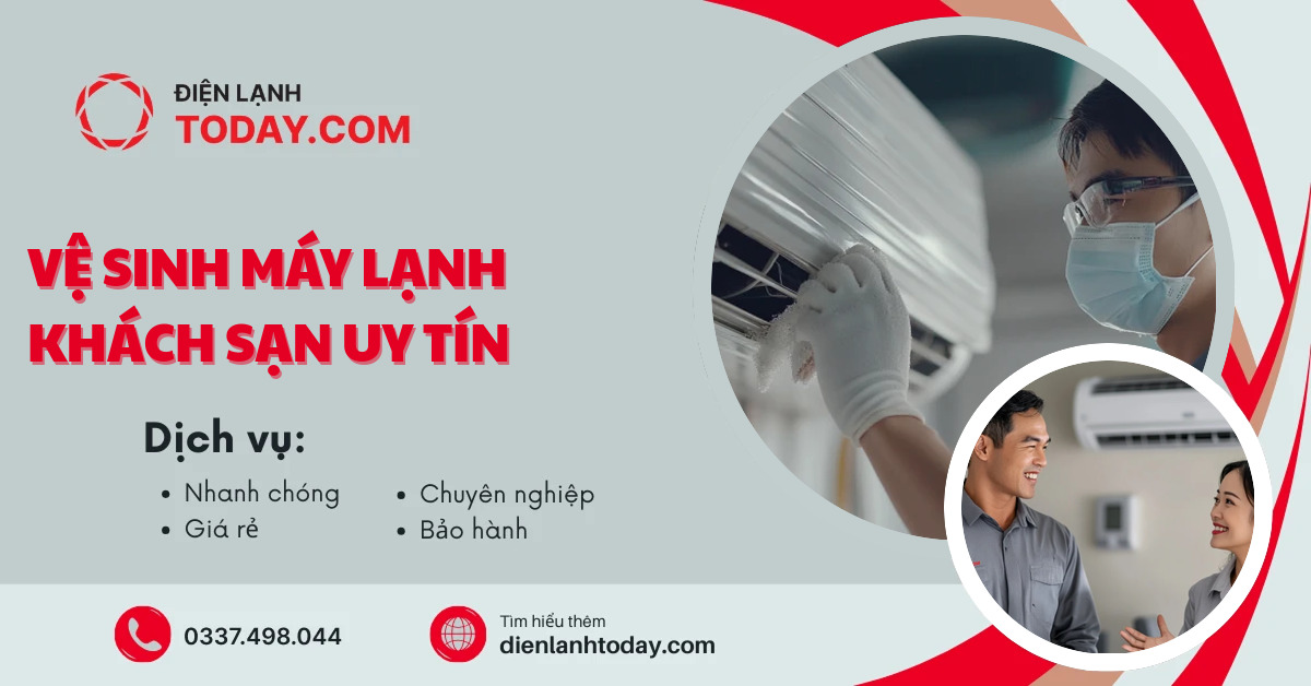 Vệ sinh máy lạnh khách sạn uy tín
