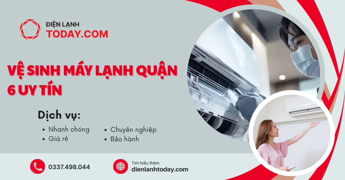 Vệ sinh máy lạnh Quận 6 uy tín