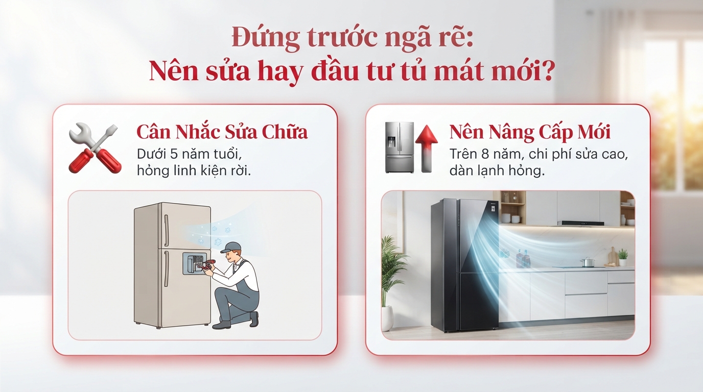 Bảng Giá Sửa Tủ Mát Cập Nhật Mới Nhất: Chi Tiết Từng Lỗi Phổ Biến