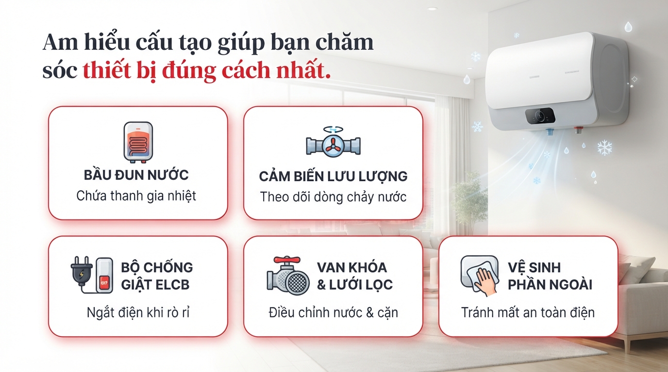 Bảng phân biệt tiêu chuẩn và chu kỳ bảo trì giữa hai dòng máy.