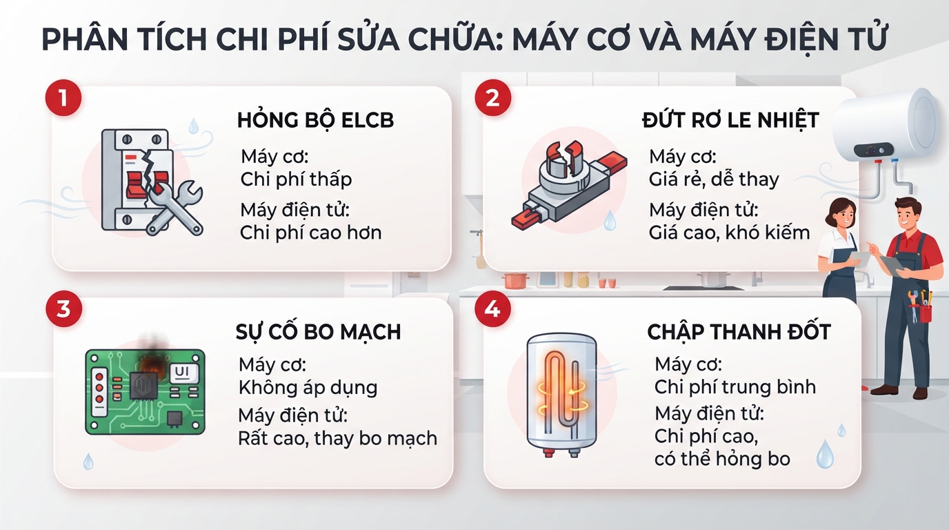 Chi phí linh kiện điện tử phụ thuộc vào dòng máy cơ hay màn hình. Chi phí linh kiện điện tử phụ thuộc vào dòng máy cơ hay màn hình.