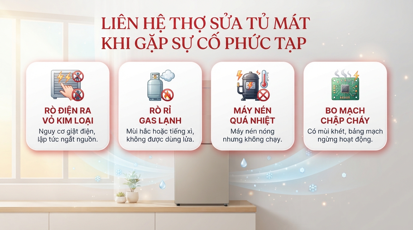 Dịch vụ sửa tủ mát Sanaky tại nhà uy tín và bảng giá mới nhất