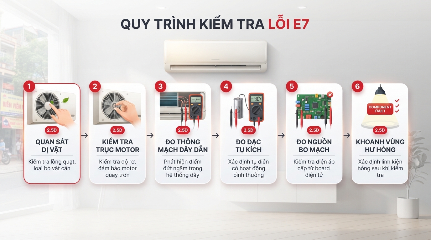 Đo thông mạch dây dẫn giúp phát hiện điểm đứt ngầm trước khi can thiệp bo mạch.