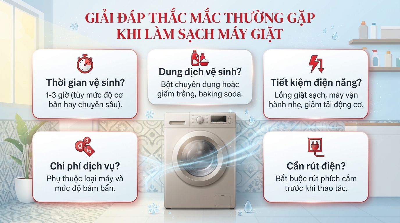 Hướng dẫn vệ sinh máy giặt Sanyo tại nhà đúng kỹ thuật