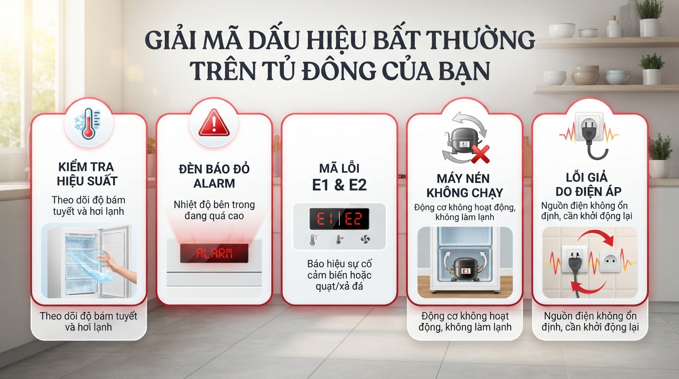 Khoảng cách 15 cm giúp dàn nóng tản nhiệt tốt và kéo dài tuổi thọ tủ.