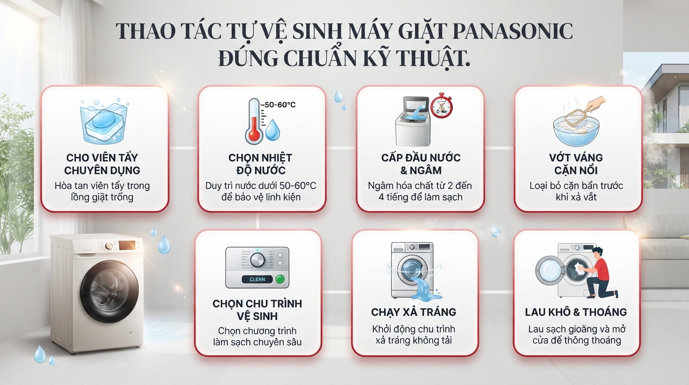 Làm sạch lưới lọc và khay hóa chất định kỳ ngăn ngừa hiệu quả mã lỗi thoát nước U11.