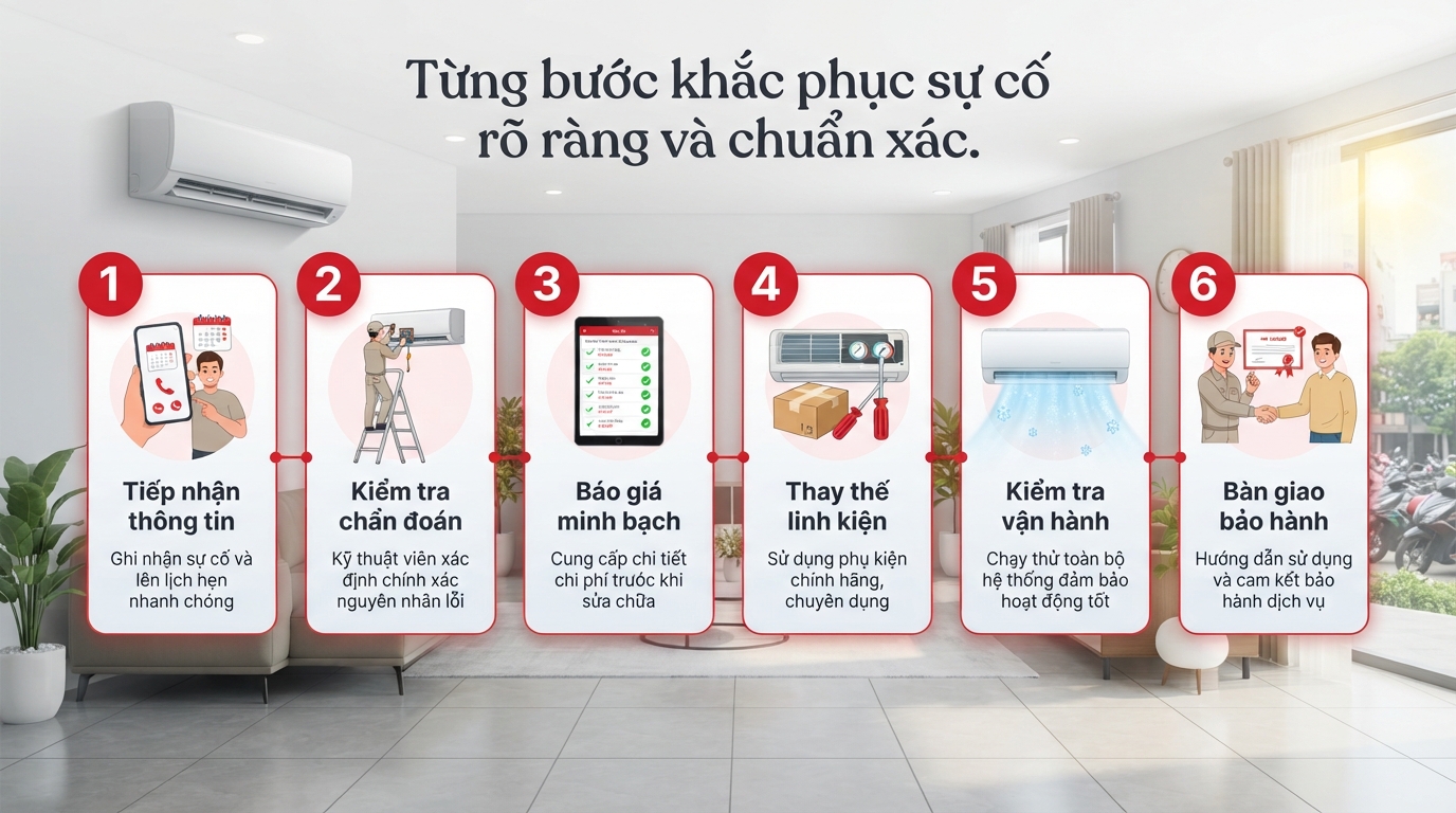 Những tiêu chí quan trọng giúp khách hàng lựa chọn đơn vị sửa chữa tin cậy.