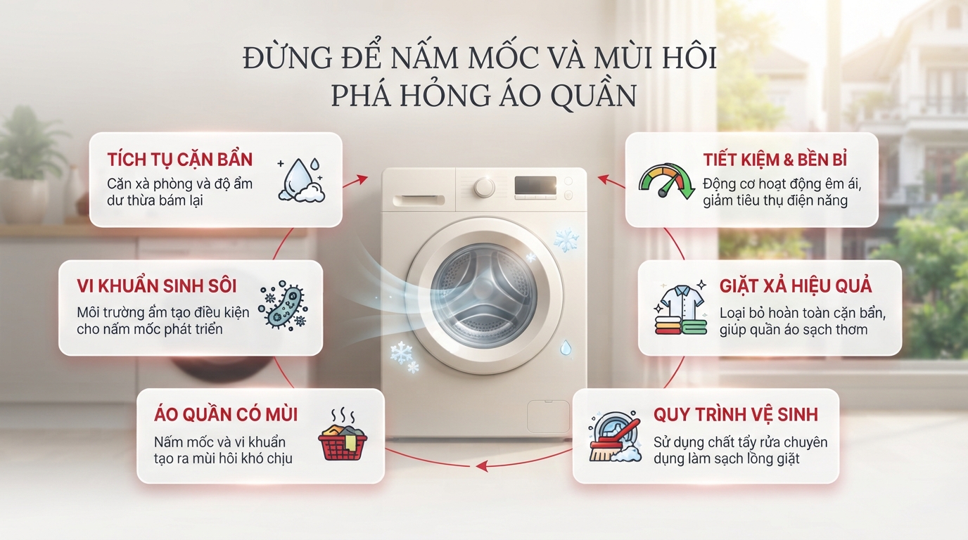 Quy trình 4 bước làm sạch các chi tiết bên ngoài an toàn tại nhà.