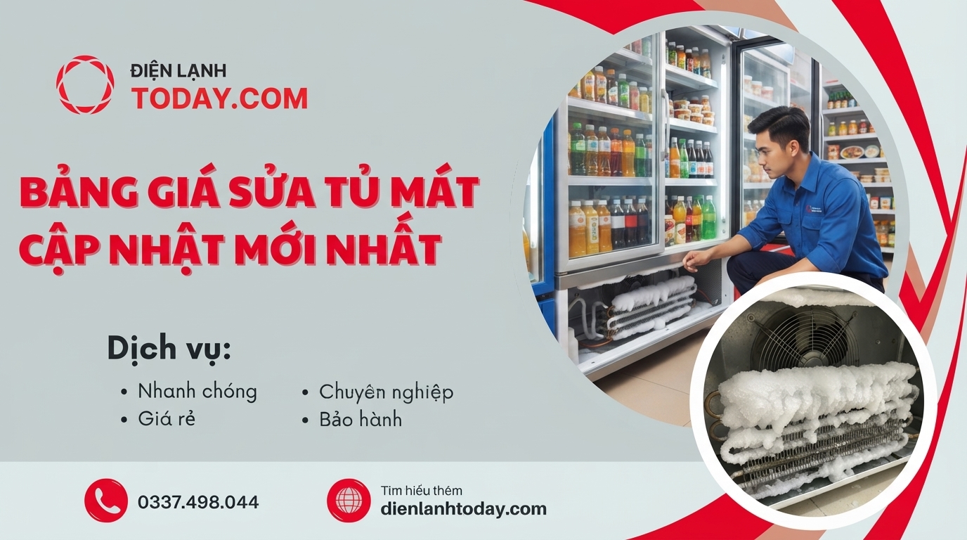 Bảng Giá Sửa Tủ Mát Cập Nhật Mới Nhất: Chi Tiết Từng Lỗi Phổ Biến