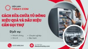 Cách sửa chữa tủ đông hiệu quả và dấu hiệu cần gọi thợ kỹ thuật