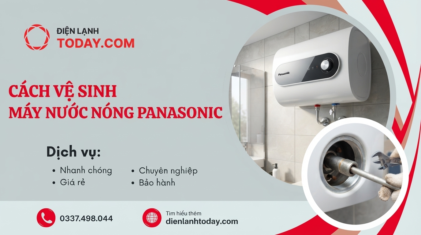 Cách Vệ Sinh Máy Nước Nóng Panasonic Đúng Chuẩn Tại Nhà