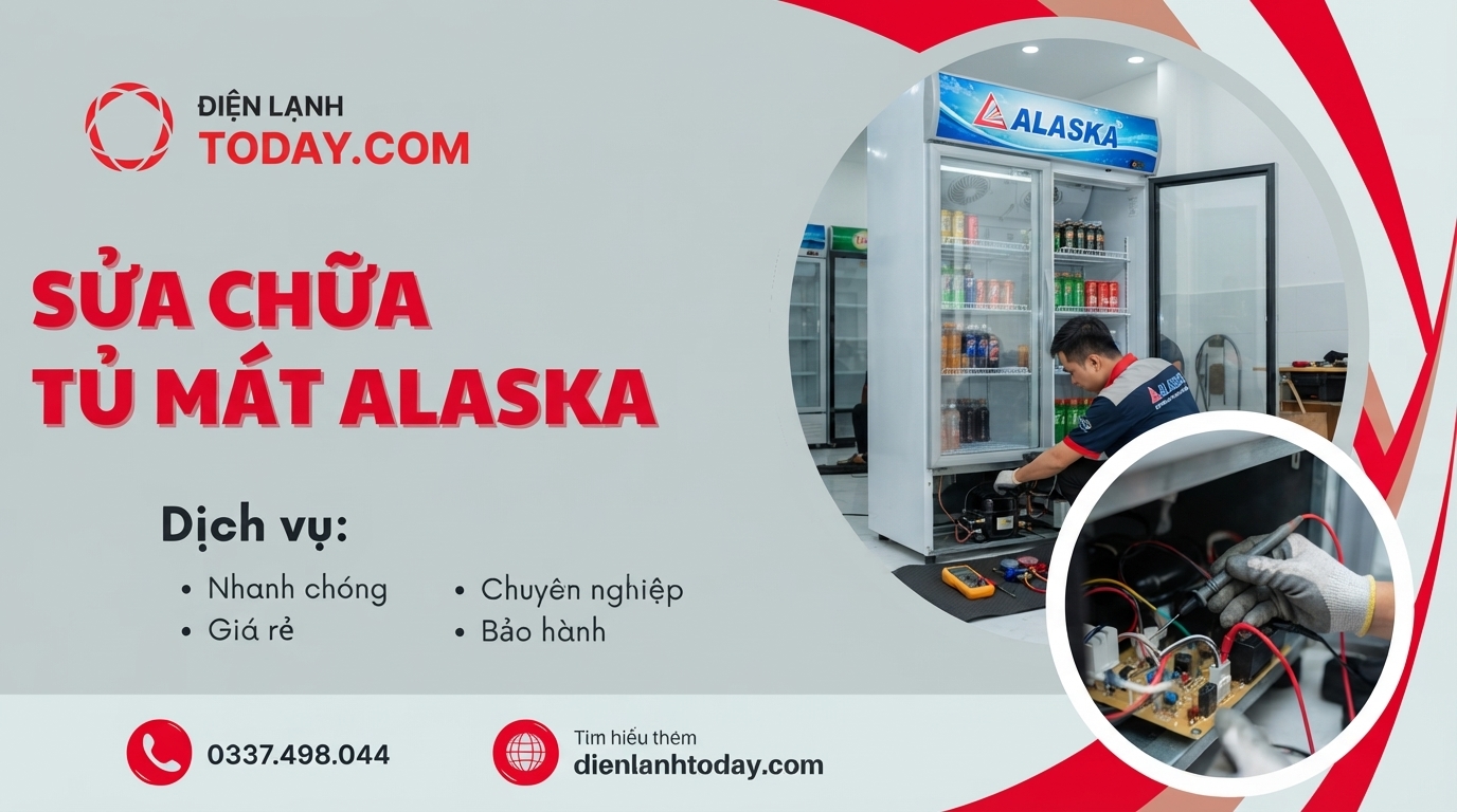Sửa chữa tủ mát Alaska: Khắc phục lỗi nhanh chóng và an toàn