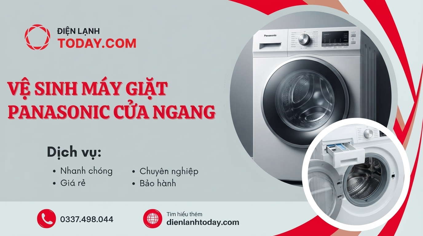 Vệ sinh máy giặt cửa ngang: Hướng dẫn chi tiết từ A đến Z