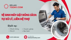 Vệ sinh máy giặt đúng cách: Tự xử lý tại nhà hay liên hệ thợ