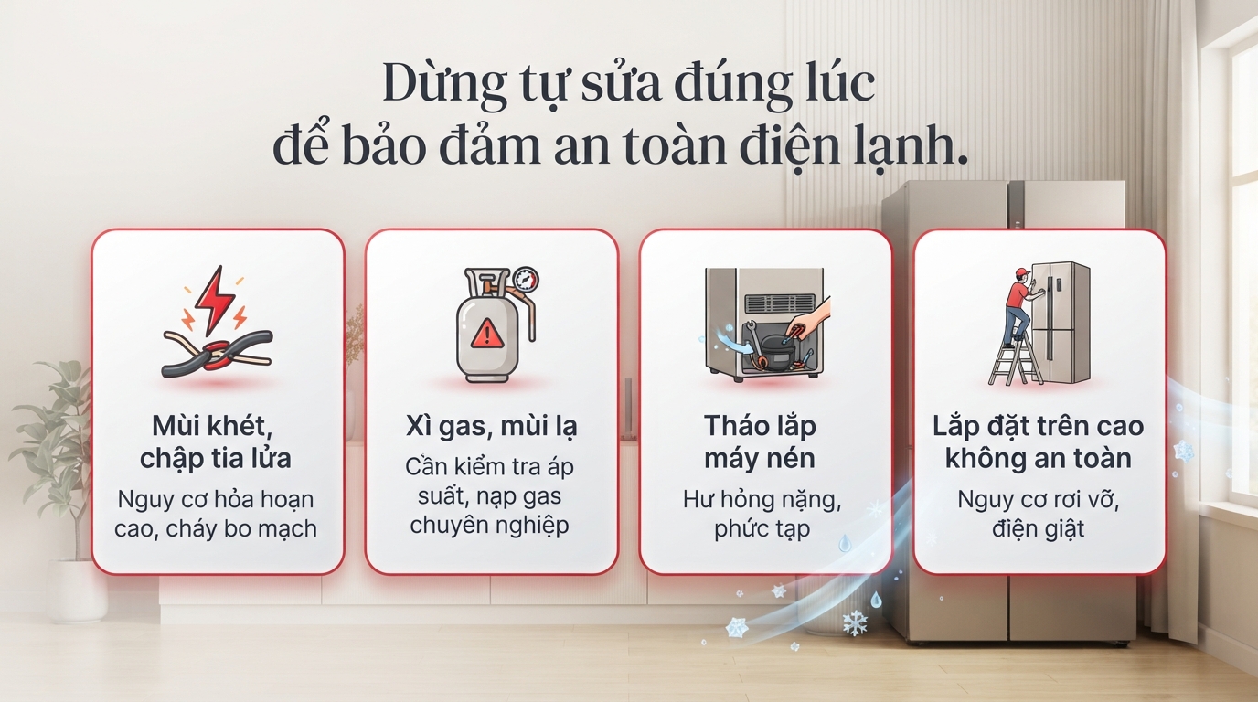 Sửa chữa tủ mát Alaska: Khắc phục lỗi nhanh chóng và an toàn