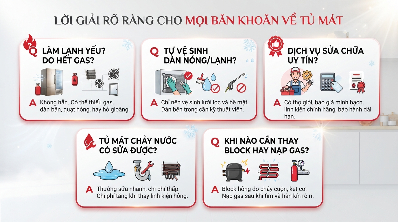 Sửa chữa tủ mát Alaska: Khắc phục lỗi nhanh chóng và an toàn
