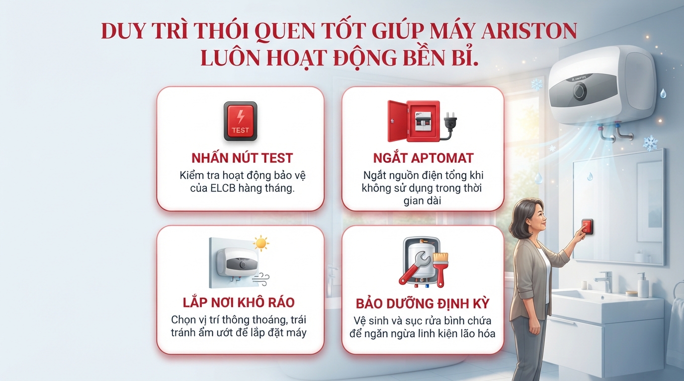 Sửa máy nước nóng Ariston mất nguồn: Nguyên nhân và cách xử lý