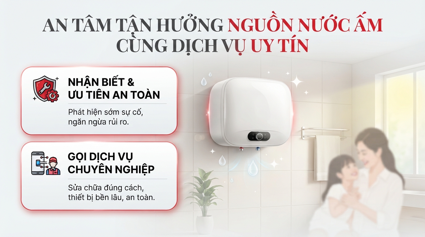 Sửa máy nước nóng: Cách khắc phục lỗi hiệu quả và nhanh chóng