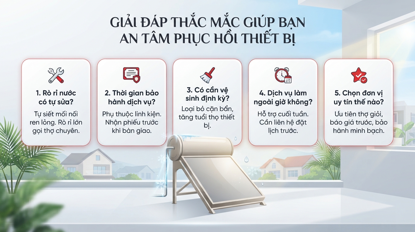 Sửa Máy Nước Nóng Mặt Trời TPHCM: Khắc Phục Nhanh Và Ổn Định