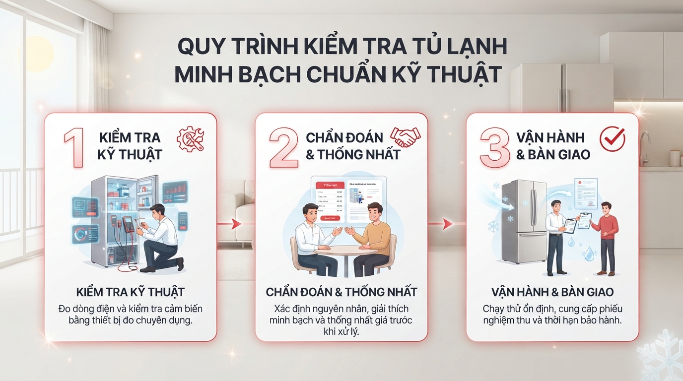 Sửa tủ lạnh được xếp hạng cao nhất: tiêu chí và phương án phù hợp