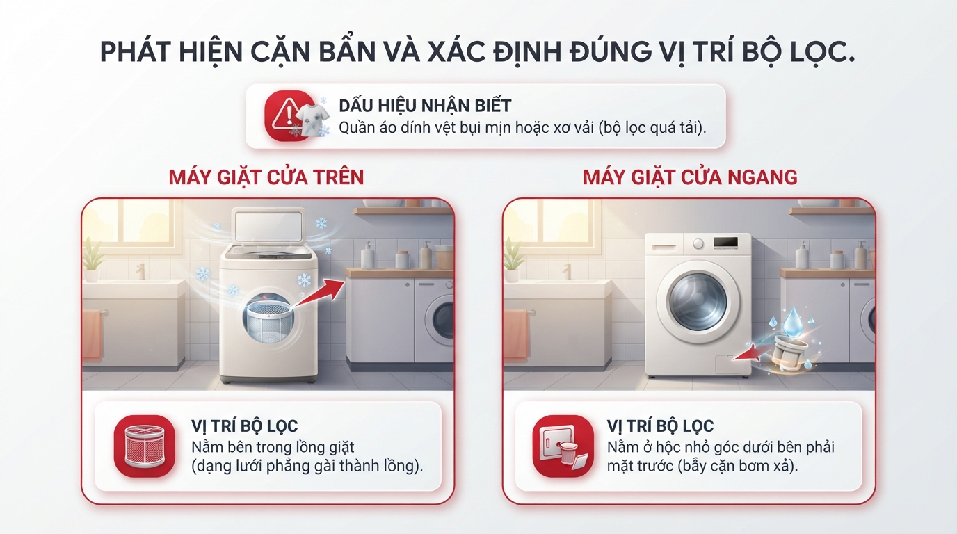 Thao tác ấn lẫy nhẹ nhàng tránh làm nứt gãy khung nhựa cố định của máy.