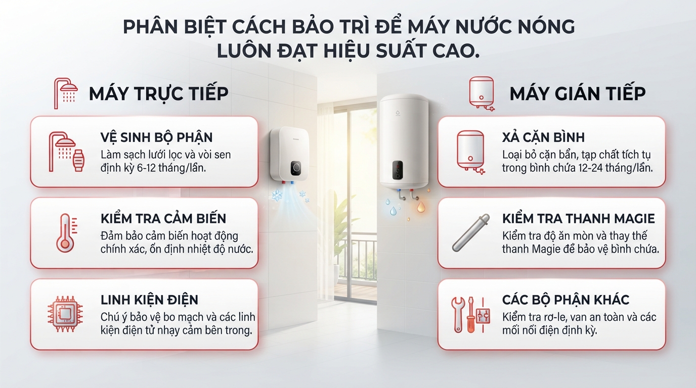 Vệ sinh máy nước nóng trực tiếp: Hướng dẫn chi tiết và an toàn