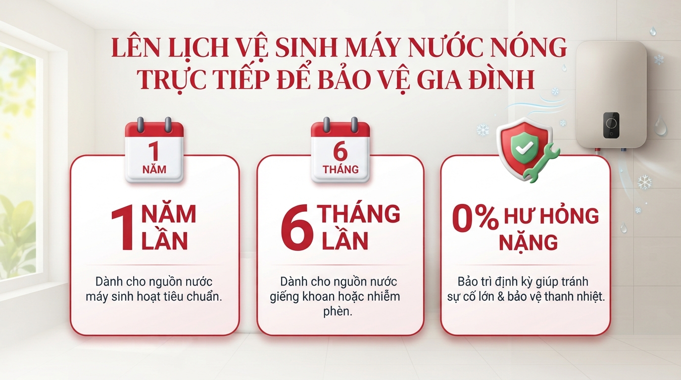 Vệ sinh máy nước nóng trực tiếp: Hướng dẫn chi tiết và an toàn