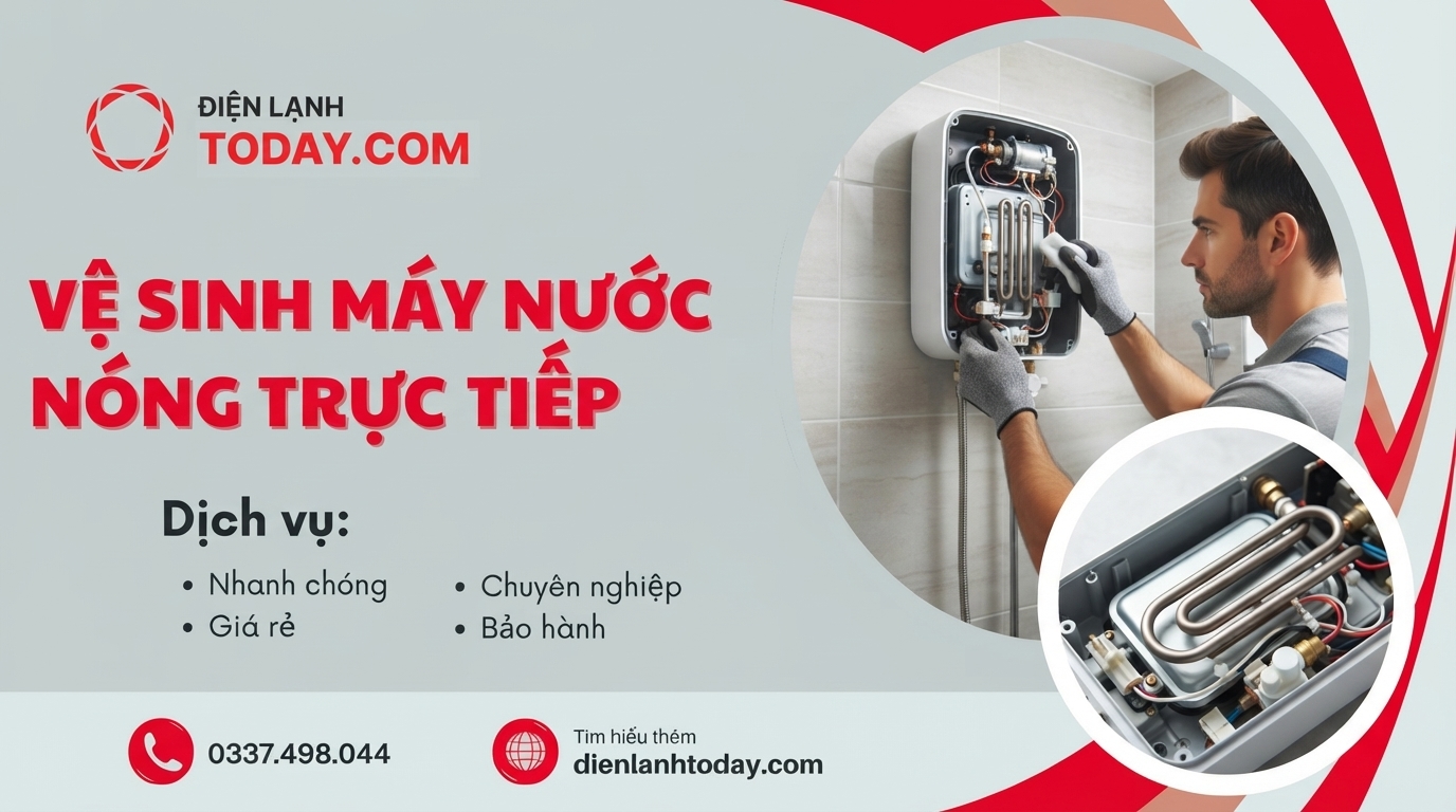 Vệ sinh máy nước nóng trực tiếp: Hướng dẫn chi tiết và an toàn