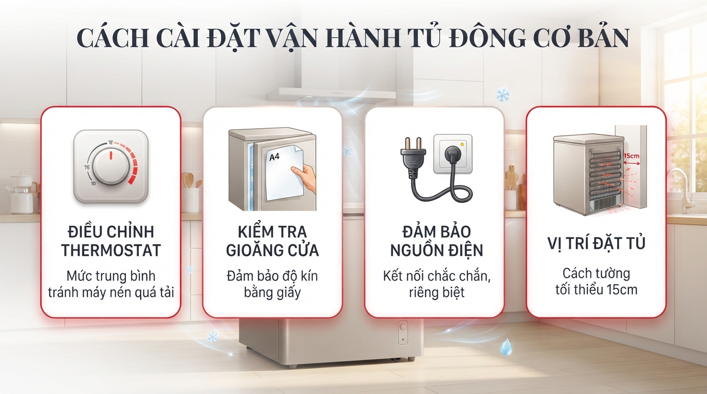 Xả tuyết đúng định kỳ giúp tiết kiệm điện và bảo vệ dàn lạnh hiệu quả.